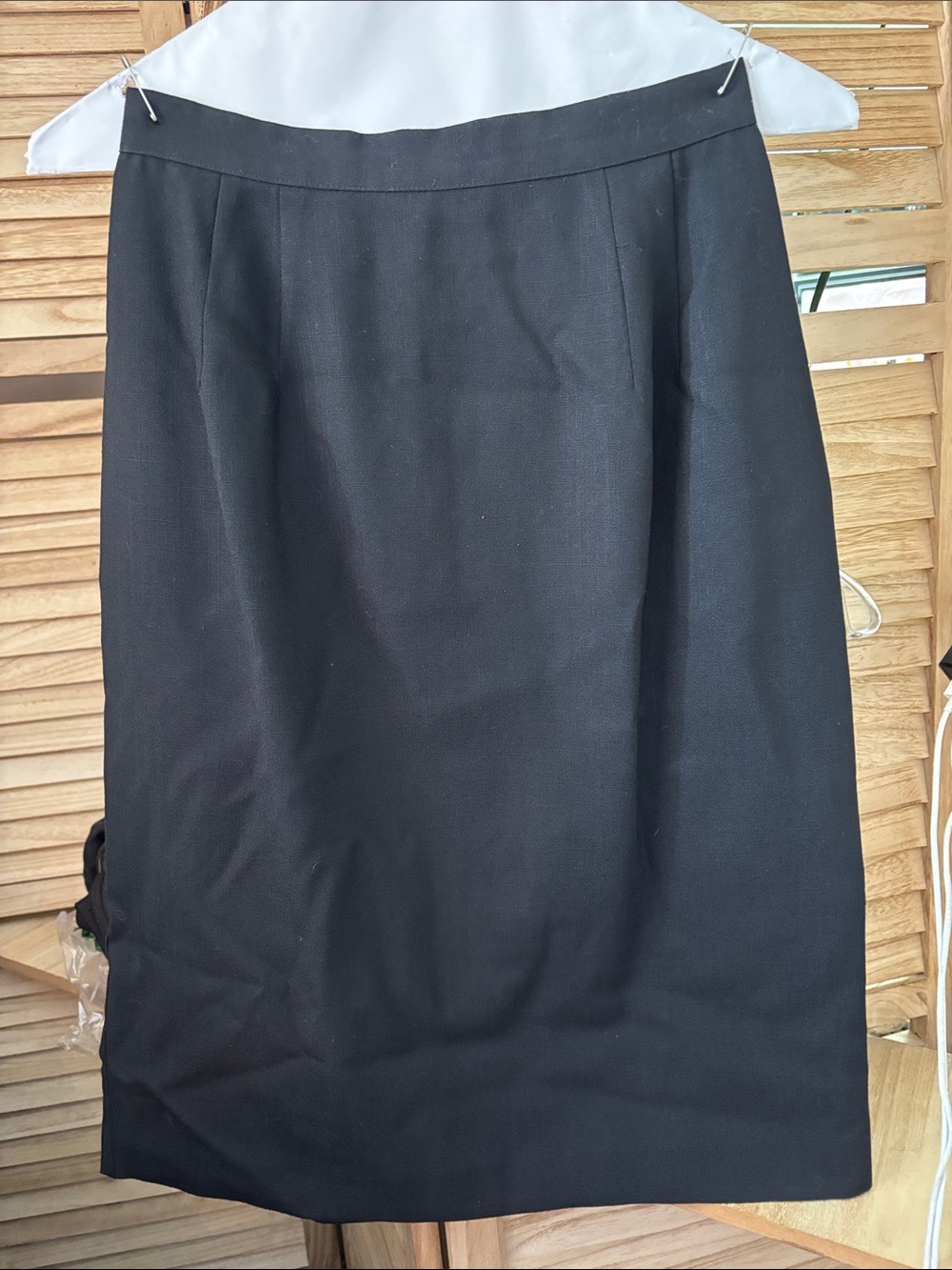 Classic Easy Pieces Black Women's Pencil Skirt 4